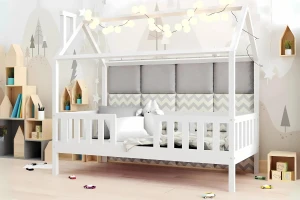 ROSI 120x200 Weiß Hausbett Einzelbett Deine Möbel