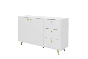 SEATTLE B Schlafzimmer-Set mit Kleiderschrank 150 cm & Kommode 140 cm, in Schwarz matt oder Weiß matt Deine Möbel  