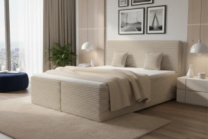 DENNY Boxspringbett mit Bettkasten Boxbett in Cord Deine Möbel  