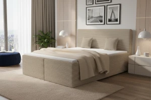 DENNY Boxspringbett mit Bettkasten Boxbett in Cord Deine Möbel  