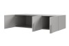 Graues Sideboard mit geöffneten Türen zur Ansicht des geräumigen Innenraums.