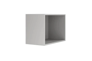BRISSO BR6 Regal 58,5 cm, Kaschmir, Eiche Cremona, Platingrau, Metallgriffen Deine Möbel  