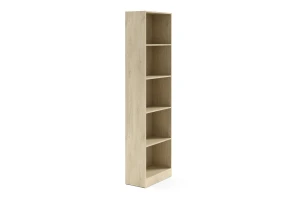 BRISSO BR6 Regal 58,5 cm, Kaschmir, Eiche Cremona, Platingrau, Metallgriffen Deine Möbel  