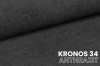 Stoffmuster Kronos 34 Anthrazit: Detailansicht der hochwertigen Polsterstoff-Textur.