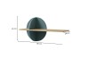 Blaues Wandregal mit Maßangaben: 80 cm Breite, 45 cm Höhe und 24 cm Tiefe.
