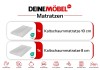 Kaltschaummatratzen-Set 10cm und 8cm, Öko-Tex zertifiziert, hypoallergen und waschbar für Kinderbetten.