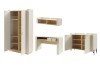 SOVI Möbel-Set mit Stauraum: Geöffneter Kleiderschrank und Kommode zeigen praktische Inneneinteilung.
