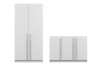 Set J with 2-door wardrobe and 3-door sideboard version 2