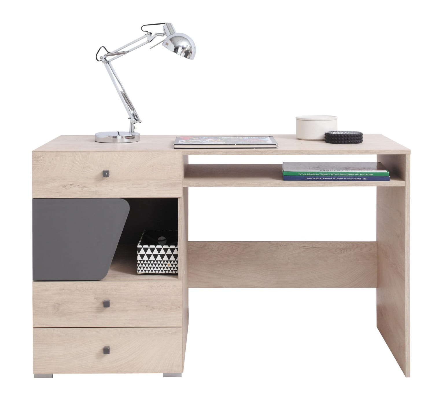 DARLA D09 Schreibtisch mit Schubladen Deine Möbel