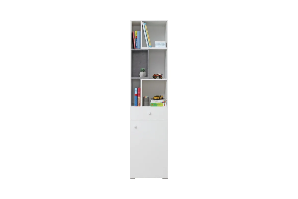 SIMON S08 Regal 45 cm breit Weiß Deine Möbel