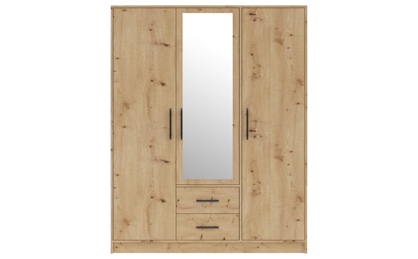 SAM SRL2 Wardrobe 3-door Cloakroom Wardrobe System with Mirror Artisan Your Furniture