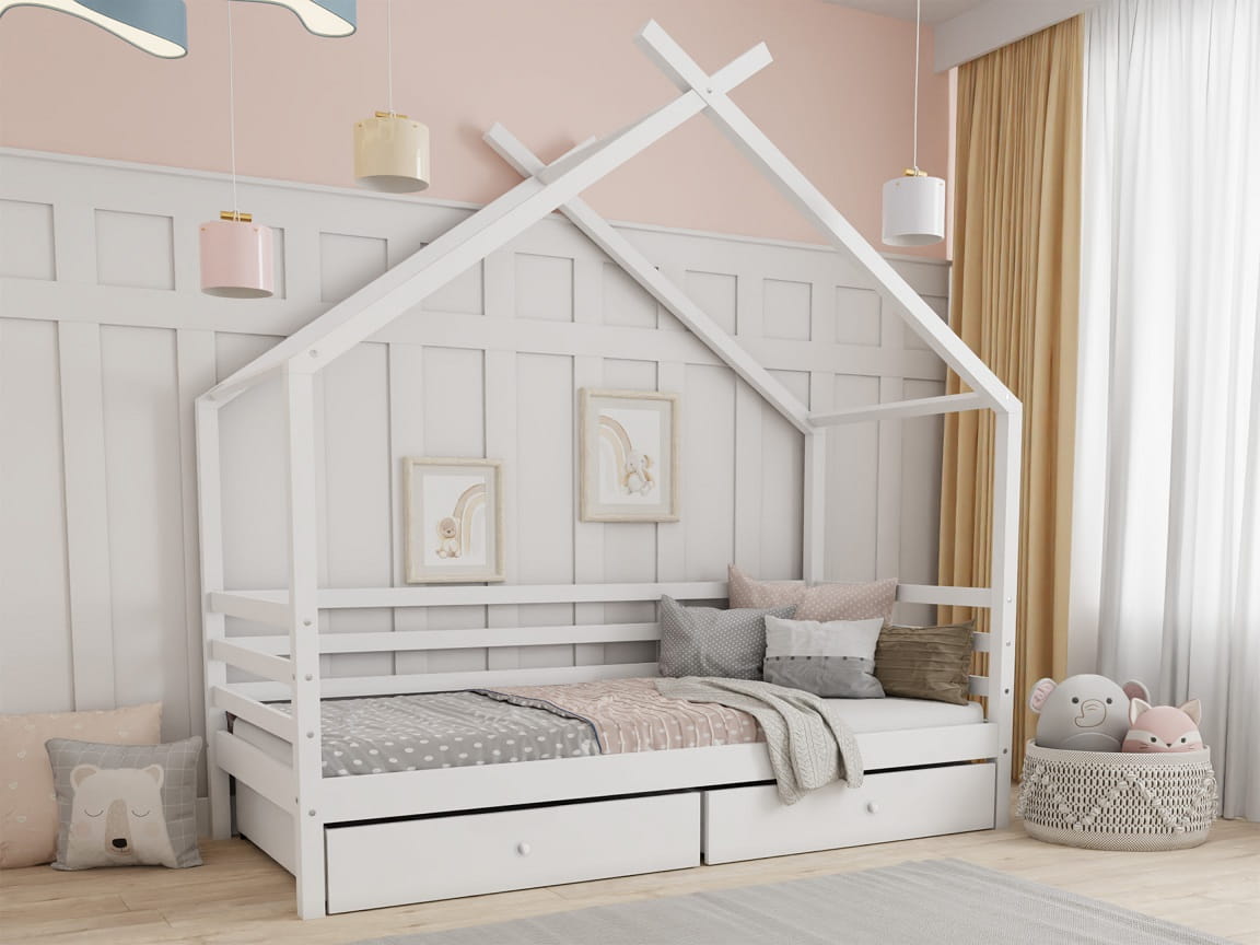 Hausbett 120x200 Mit Schubladen