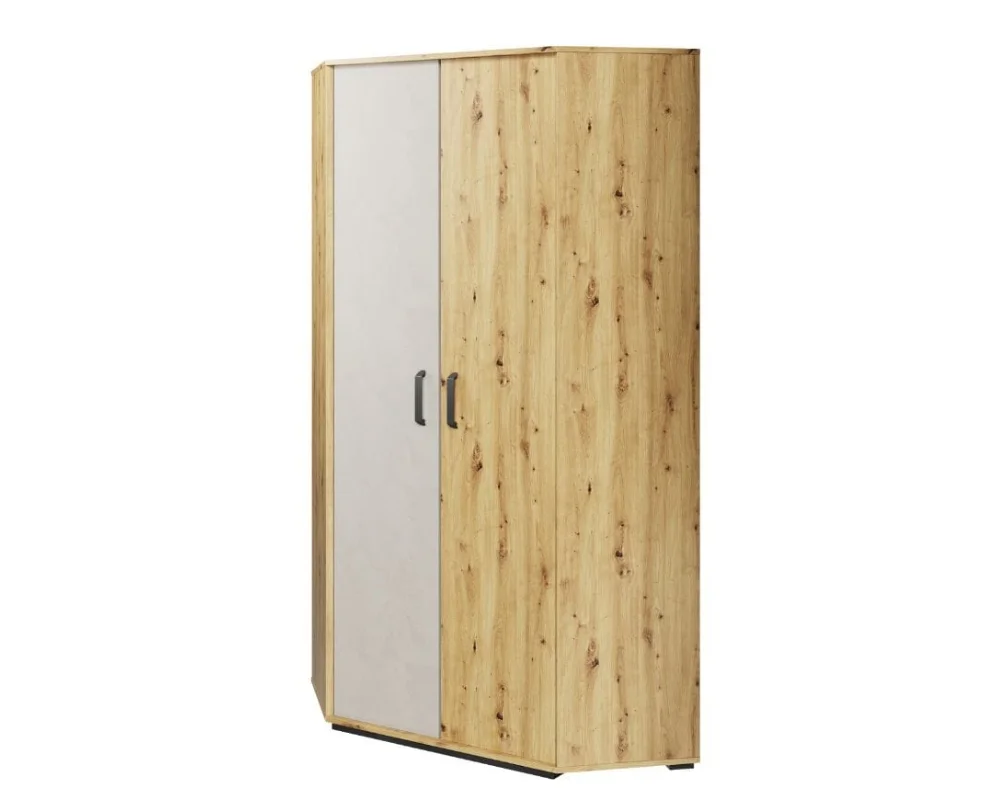L-QU01 Kleiderschrank 95 cm Deine Möbel