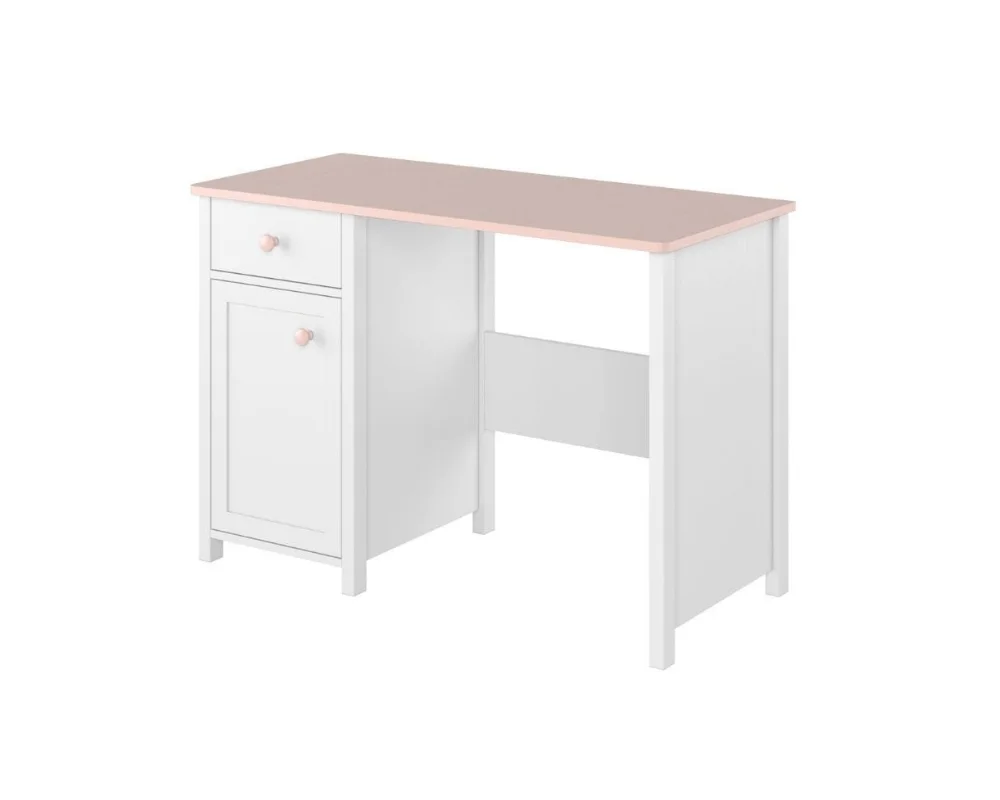 L-LU03 Schreibtisch Weiß Deine Möbel