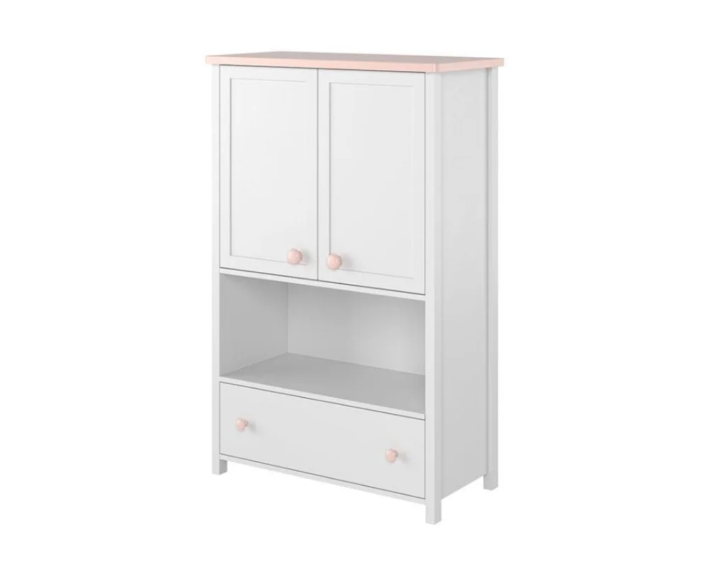 L-LU11 Kommode mit Schubladen 85 cm Weiß Deine Möbel