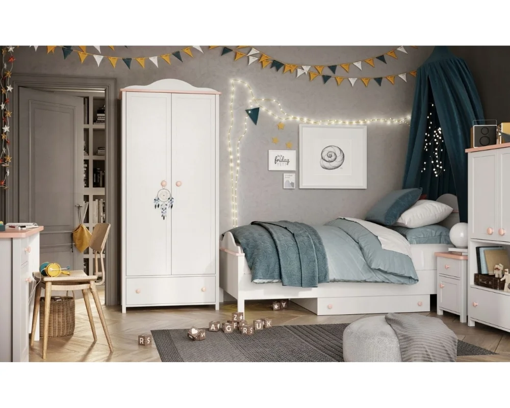 L-LU001 Kinderzimmer-Set Jugendzimmer-Set mit Schreibtisch Deine Möbel