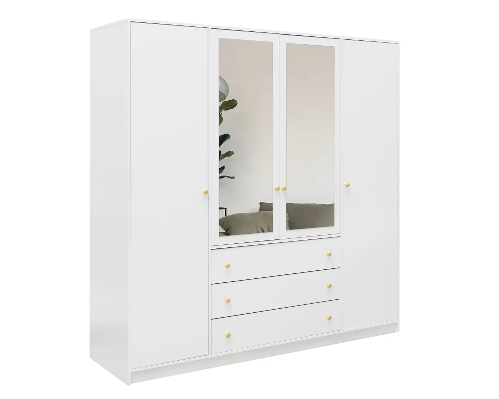 SEATTLE D4 Wardrobe with Mirror Your Furniture
