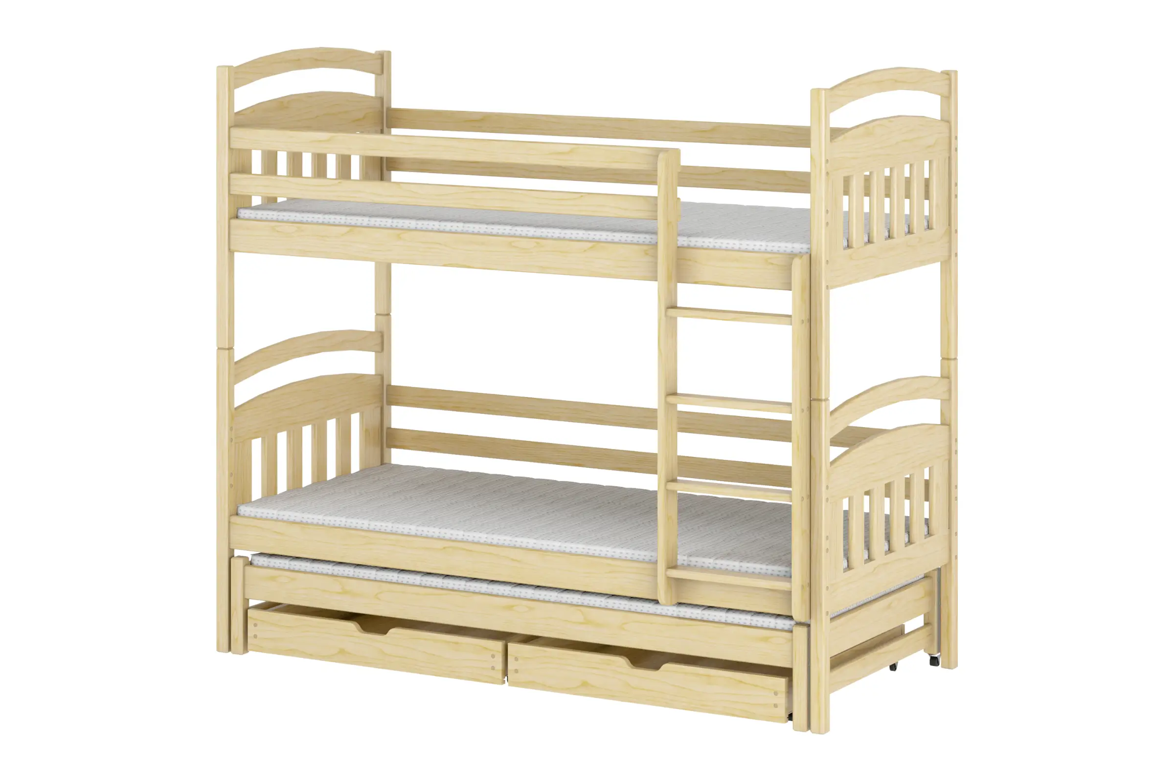 ALAN 90x200 Natur Kiefer Etagenbett Deine Möbel