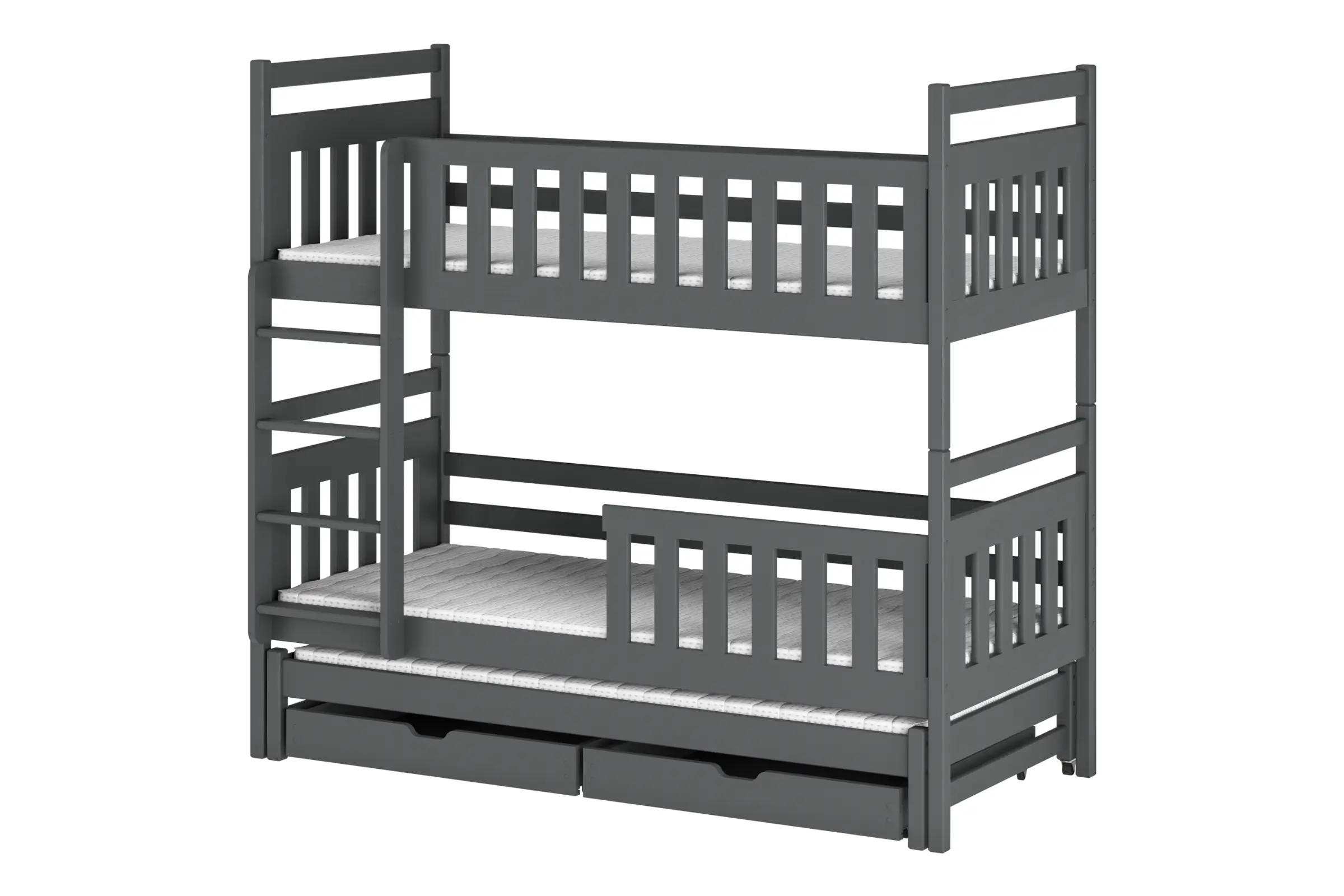 KAJA 90x200 Graphit Etagenbett Deine Möbel