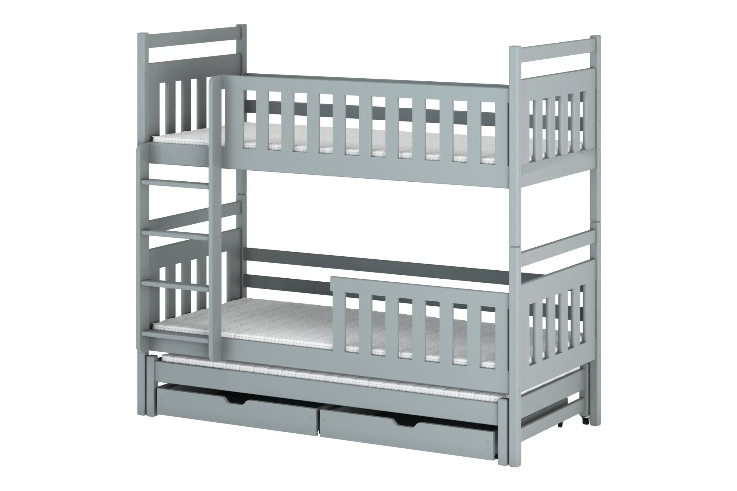 KAJA 90x200 Aschgrau Etagenbett Deine Möbel