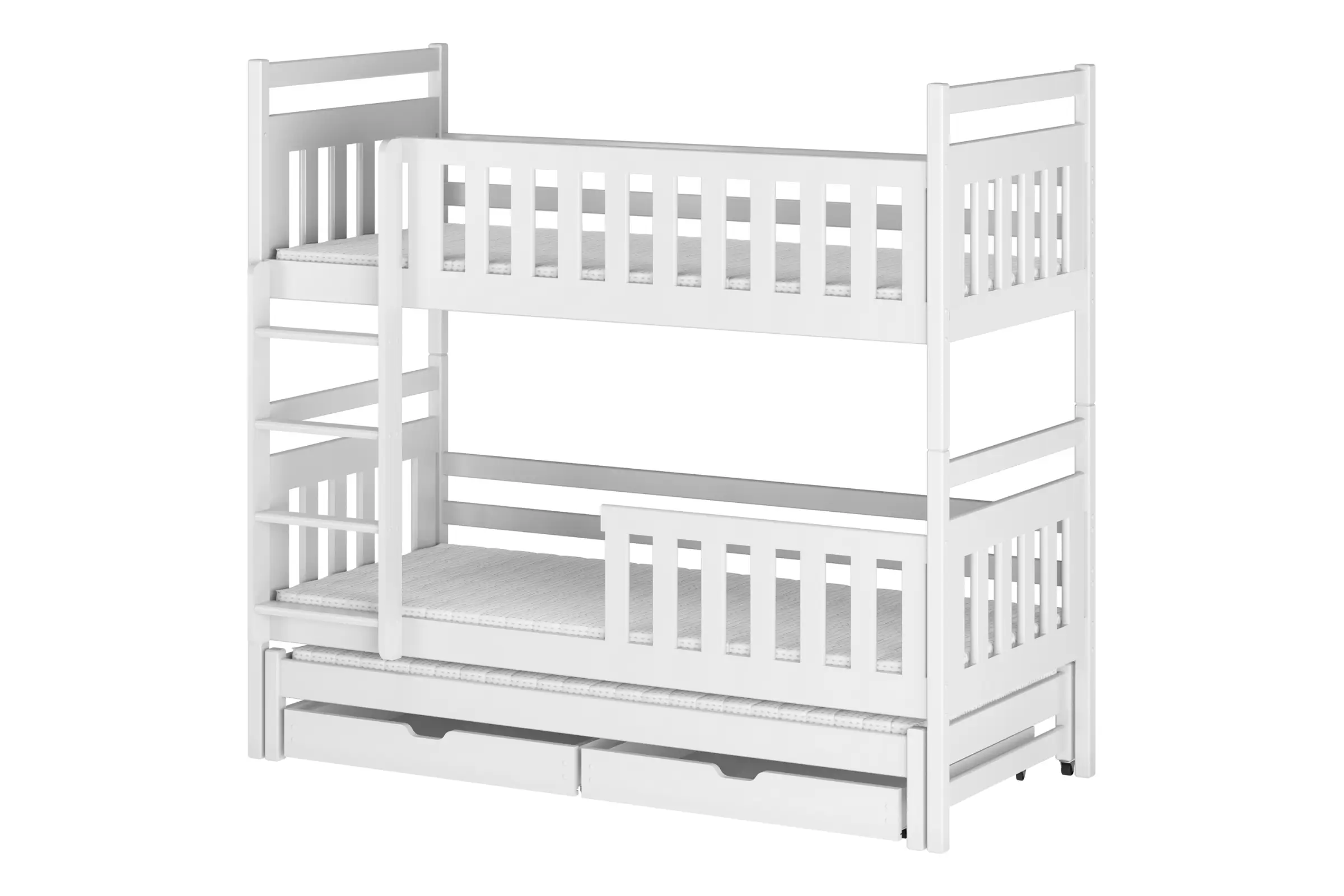 KAJA 90x200 Weiß Etagenbett Deine Möbel