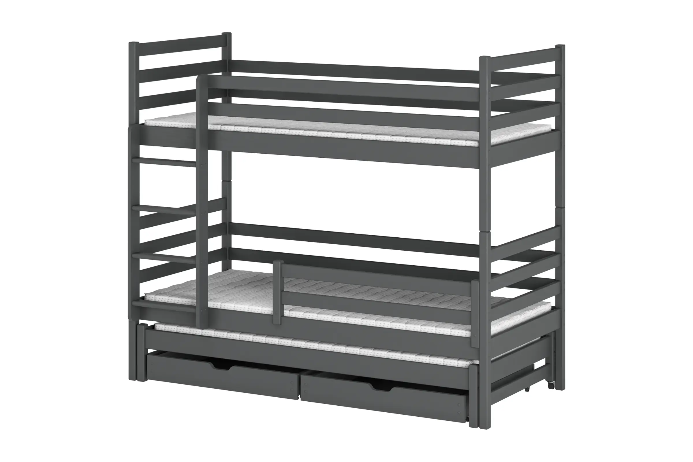 LEON 90x200 Graphit Etagenbett Deine Möbel