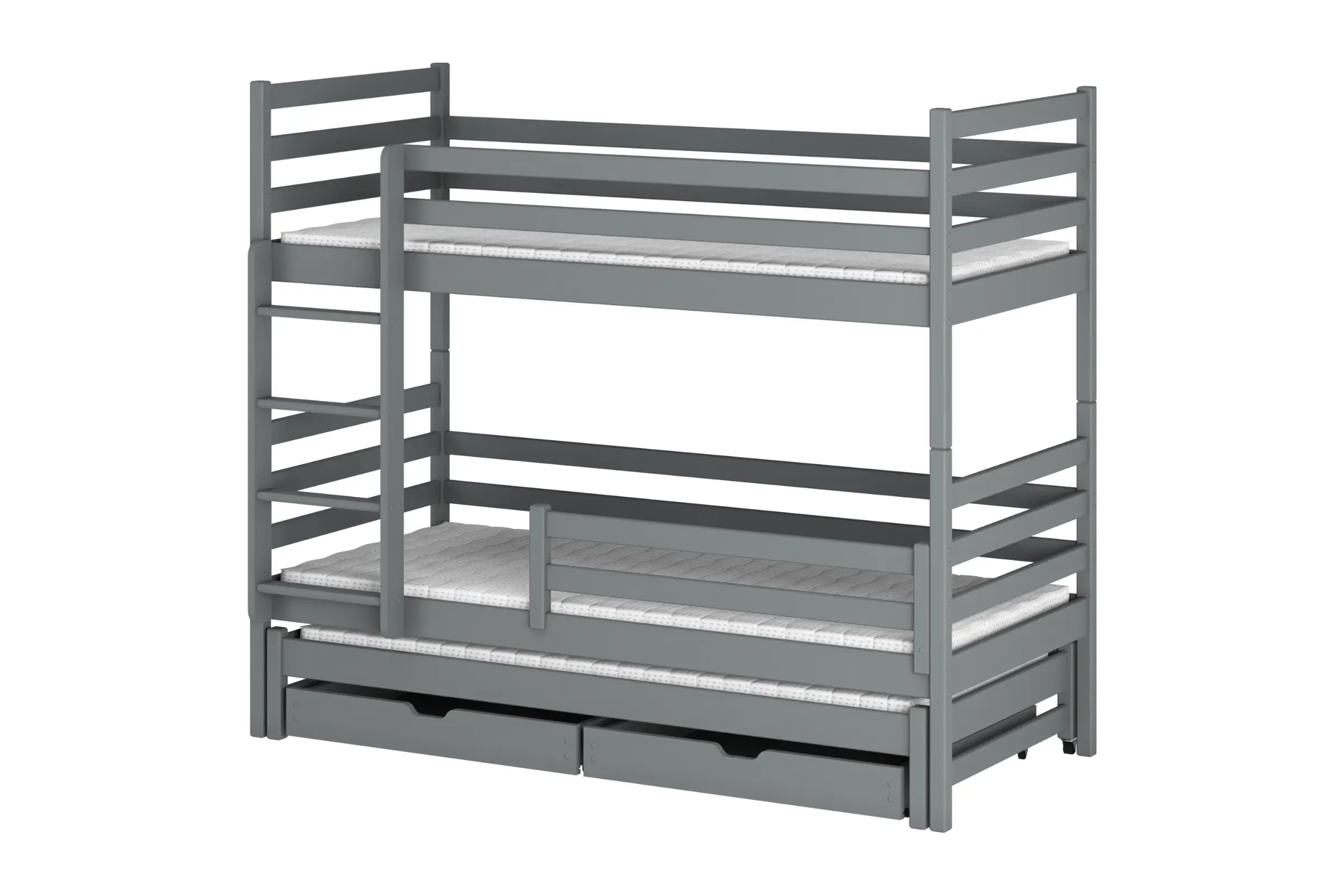 LEON 90x200 Aschgrau Etagenbett Deine Möbel