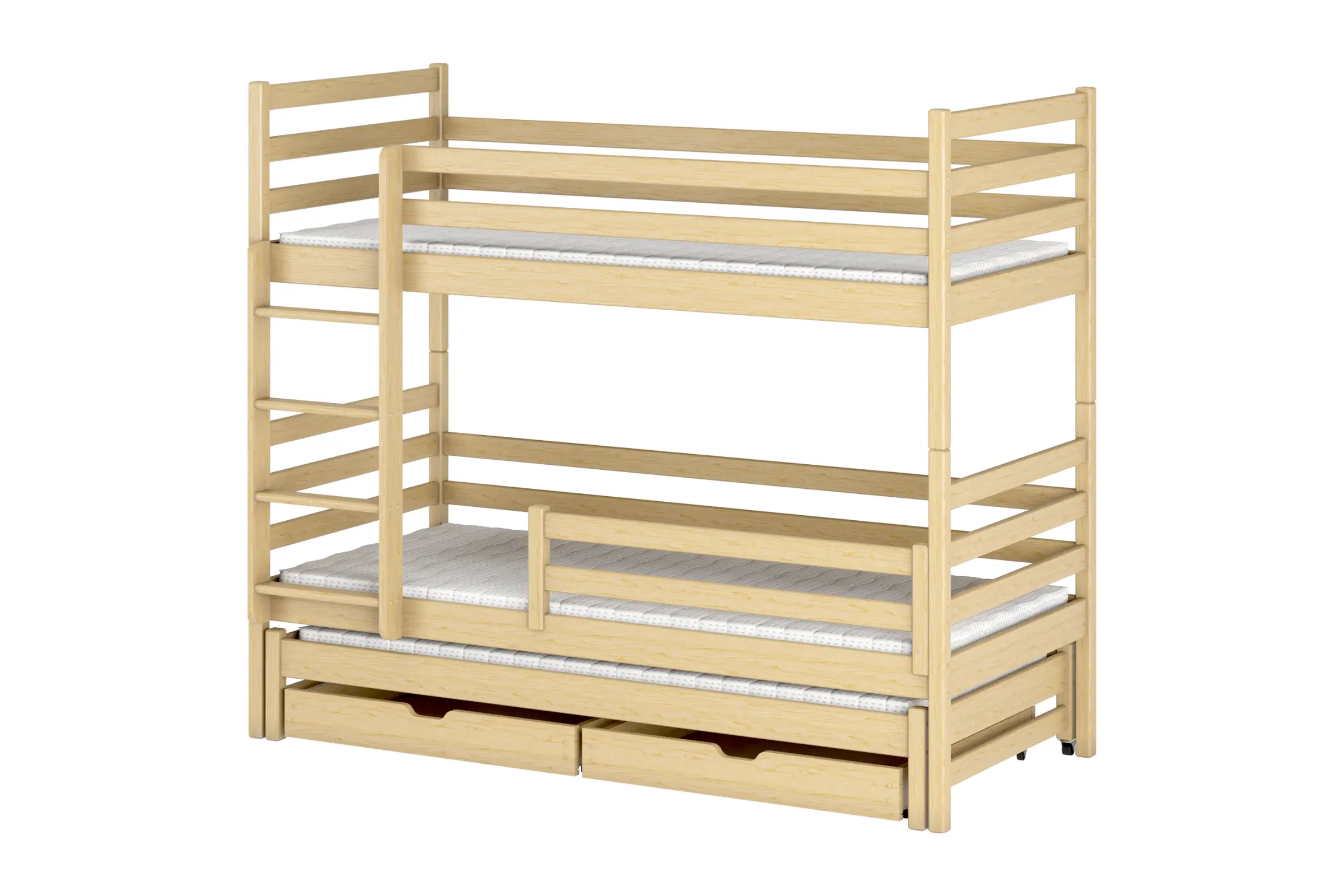 LEON 90x200 Natur Kiefer Etagenbett Deine Möbel