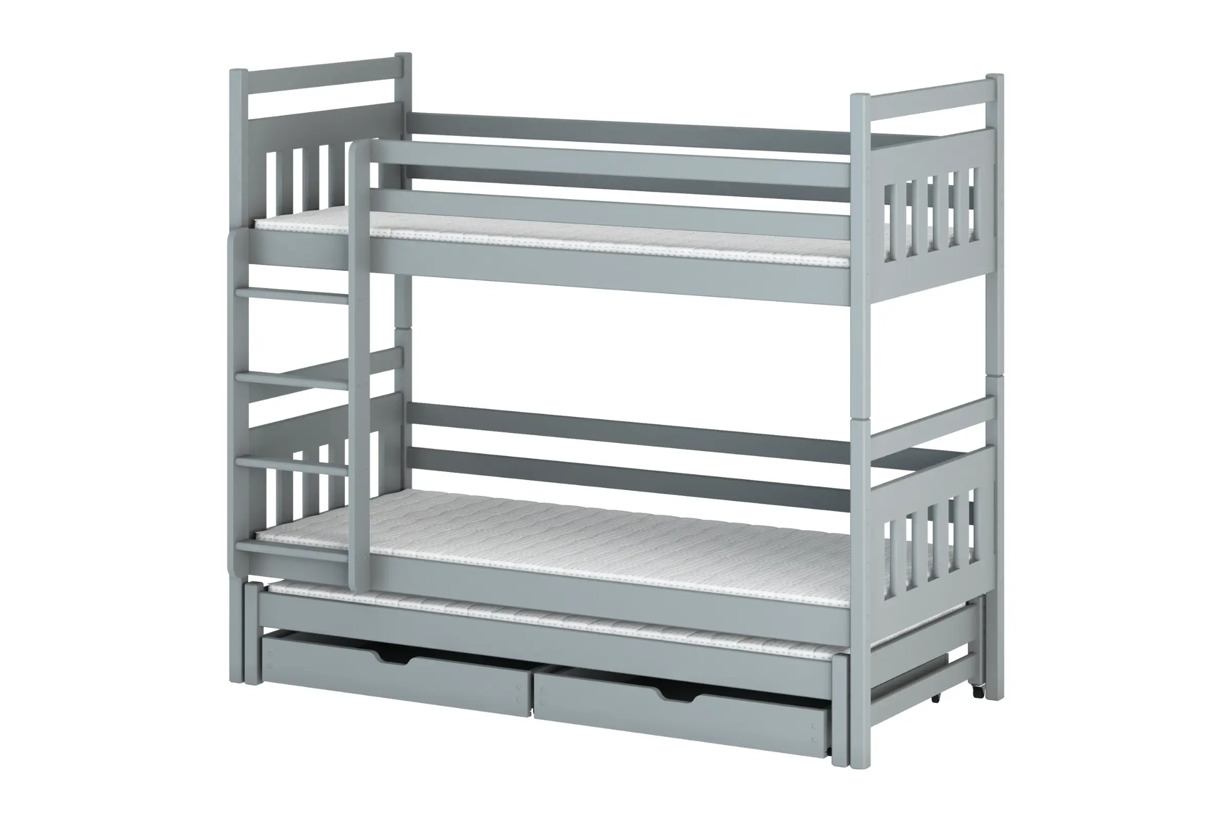 SARAH 90x200 Aschgrau Etagenbett Deine Möbel