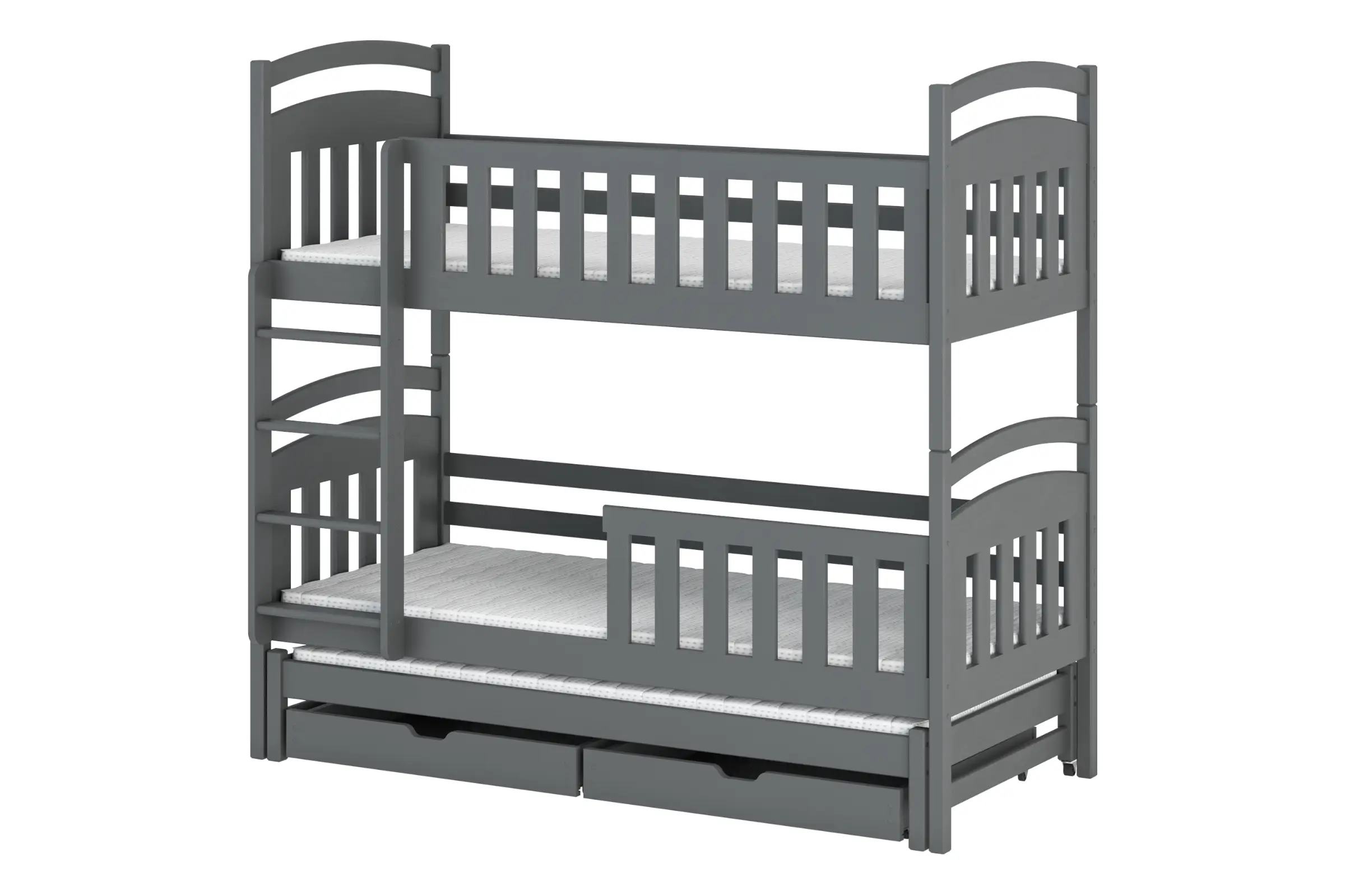 VIKI 90x200 Graphit Etagenbett Deine Möbel