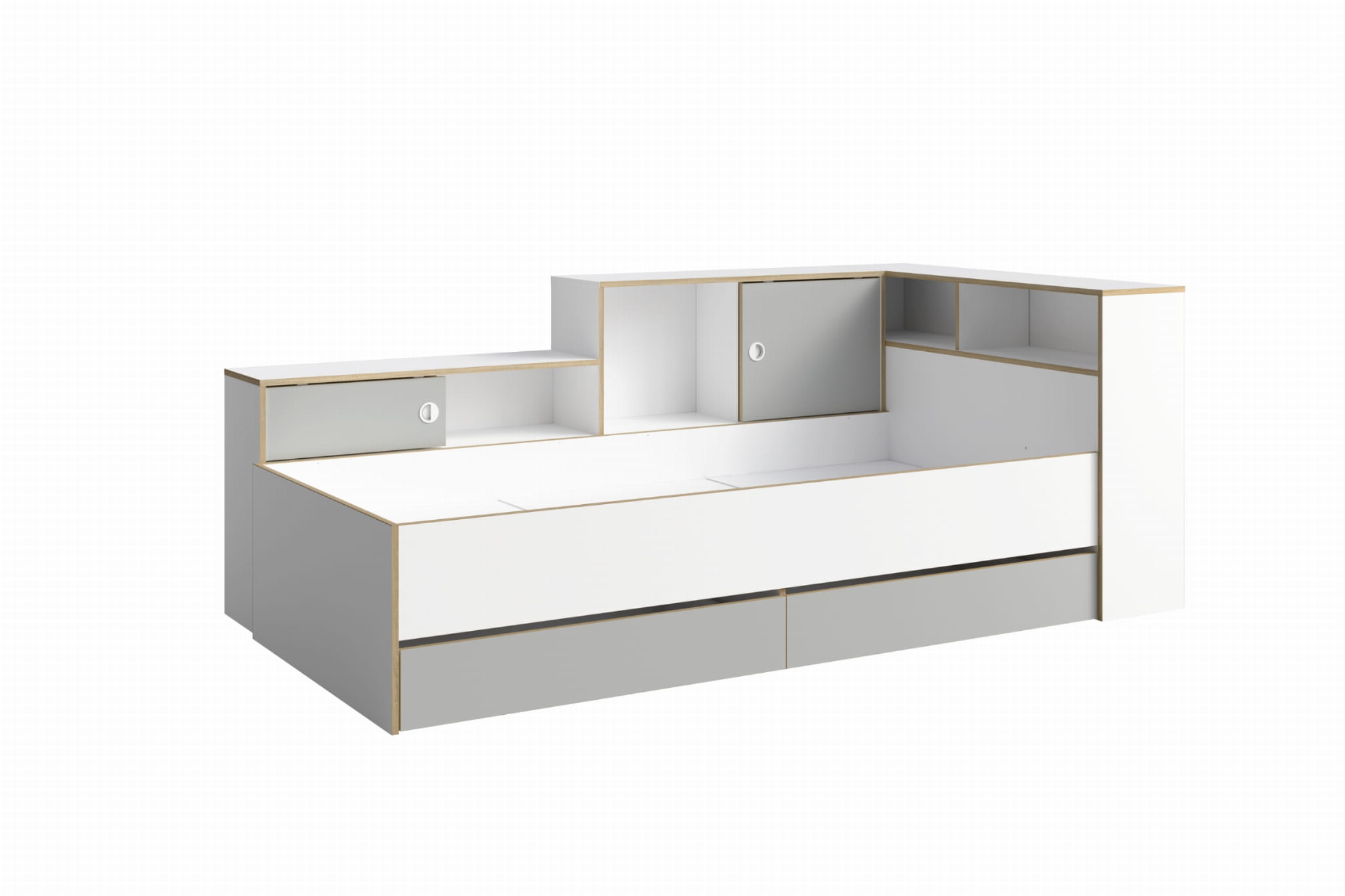 PAXO Kinderbett 90x200 Jugendbett Deine Möbel 