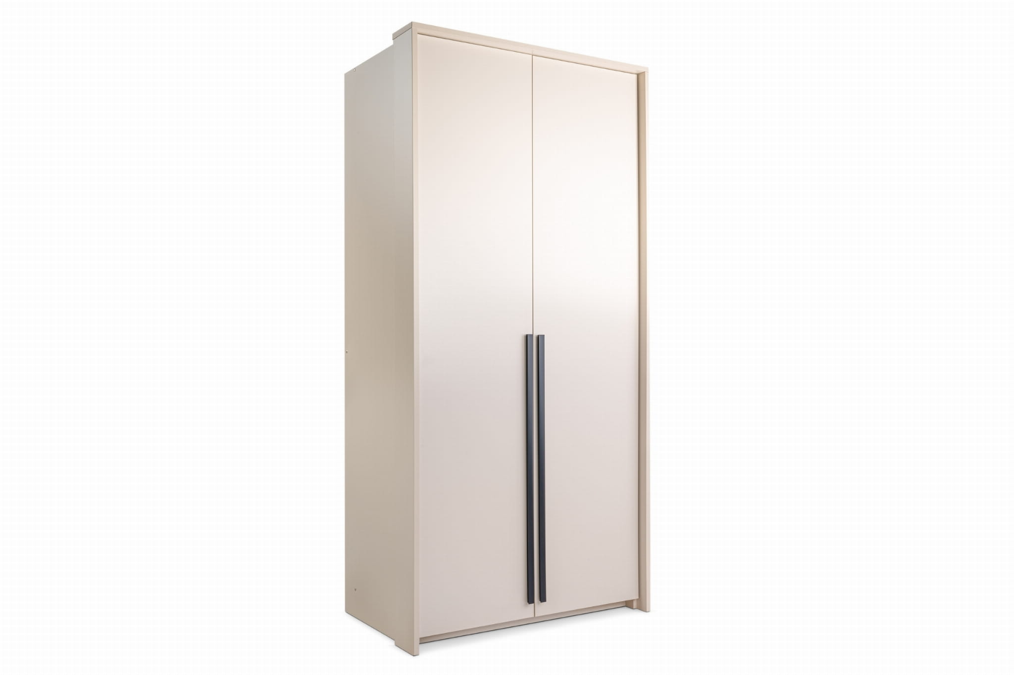 GENEVE 105 cm Kleiderschrank Drehtürenschrank Sandbeige Dunkelgrün Deine Möbel  