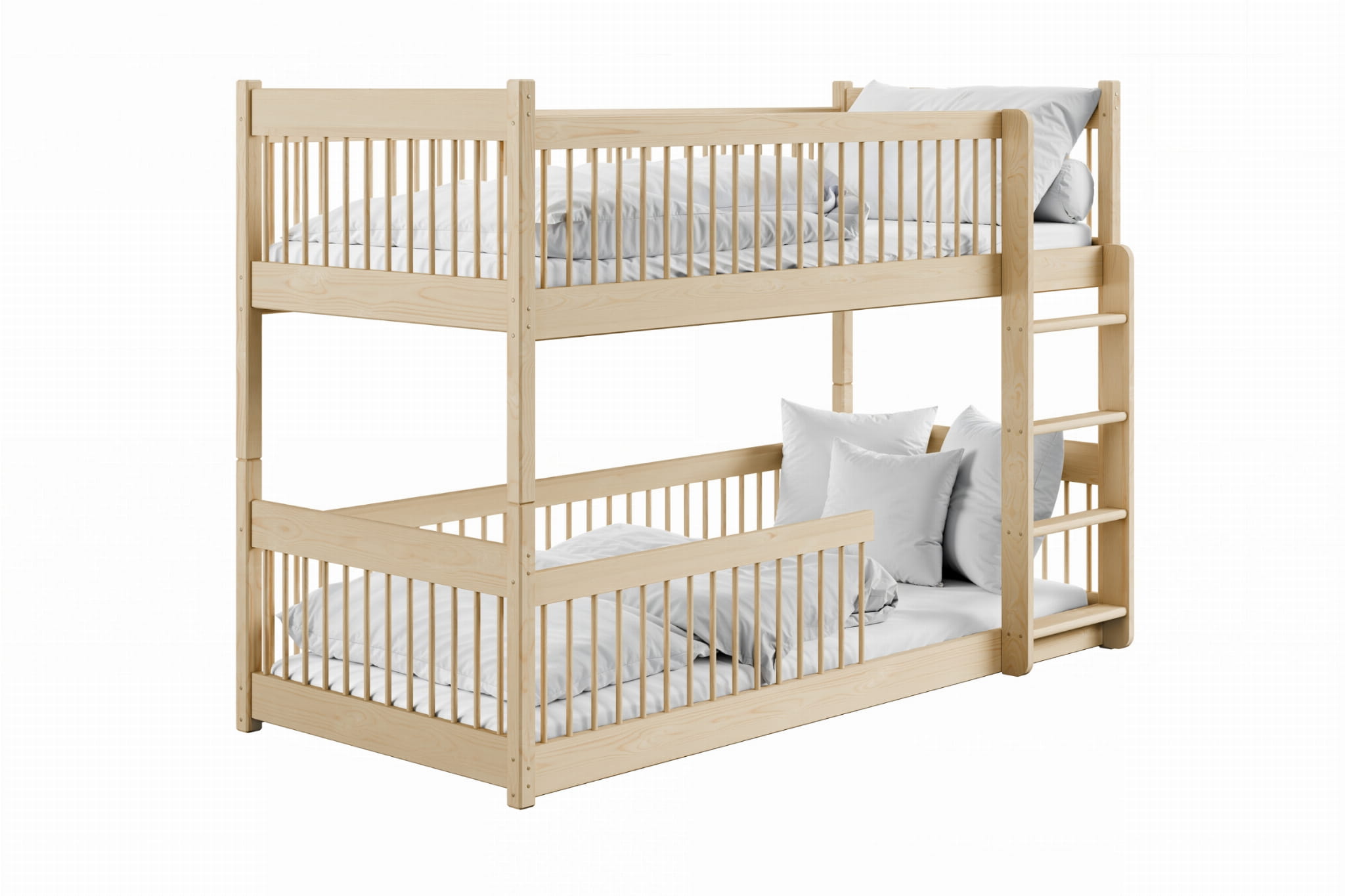CHARM 90x200 Natur Kiefer Etagenbett inkl. Lattenrost Deine Möbel