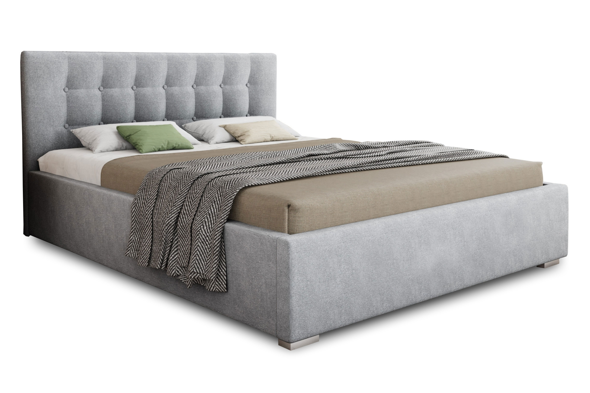 Polsterbett KINA mit Bettkasten Deine Möbel