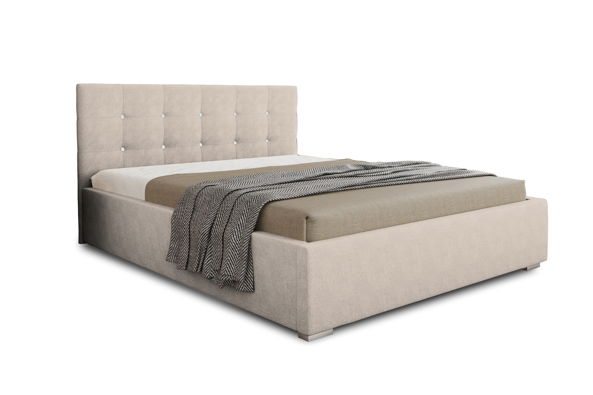 Polsterbett RICARDO mit Bettkasten Deine Möbel