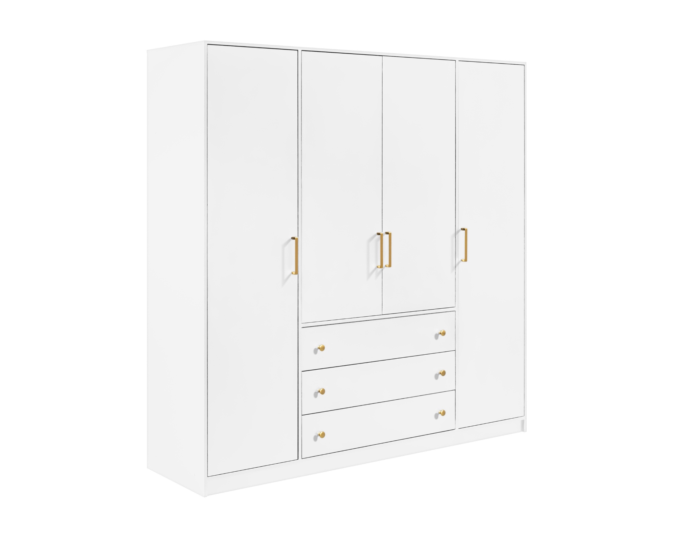 CLASSIC D4 Kleiderschrank mit Schubladen Deine Möbel