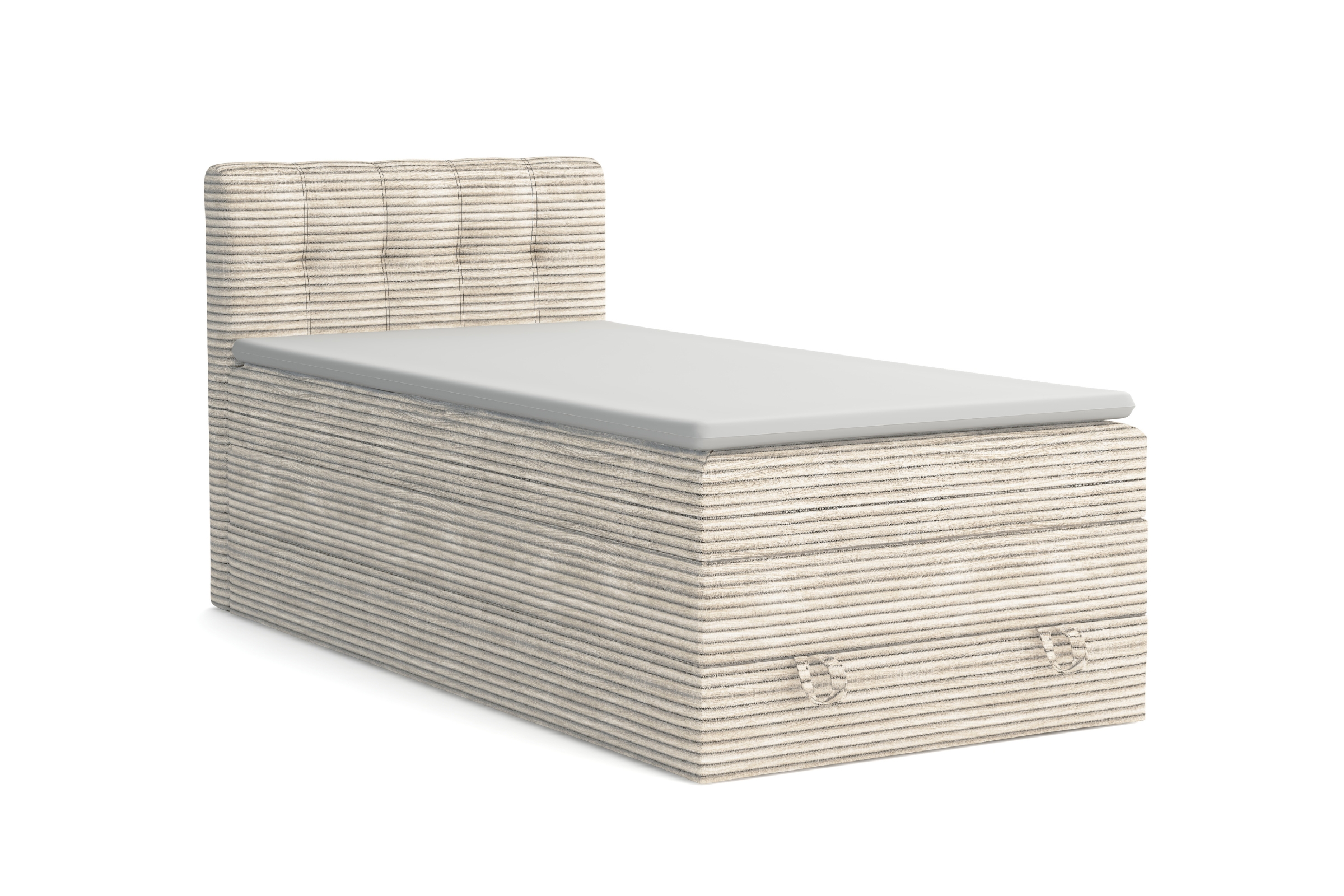 JUNG 2 120x200 Poso 38 Creme Boxspringbett Polsterbett Komplettbett Deine Möbel