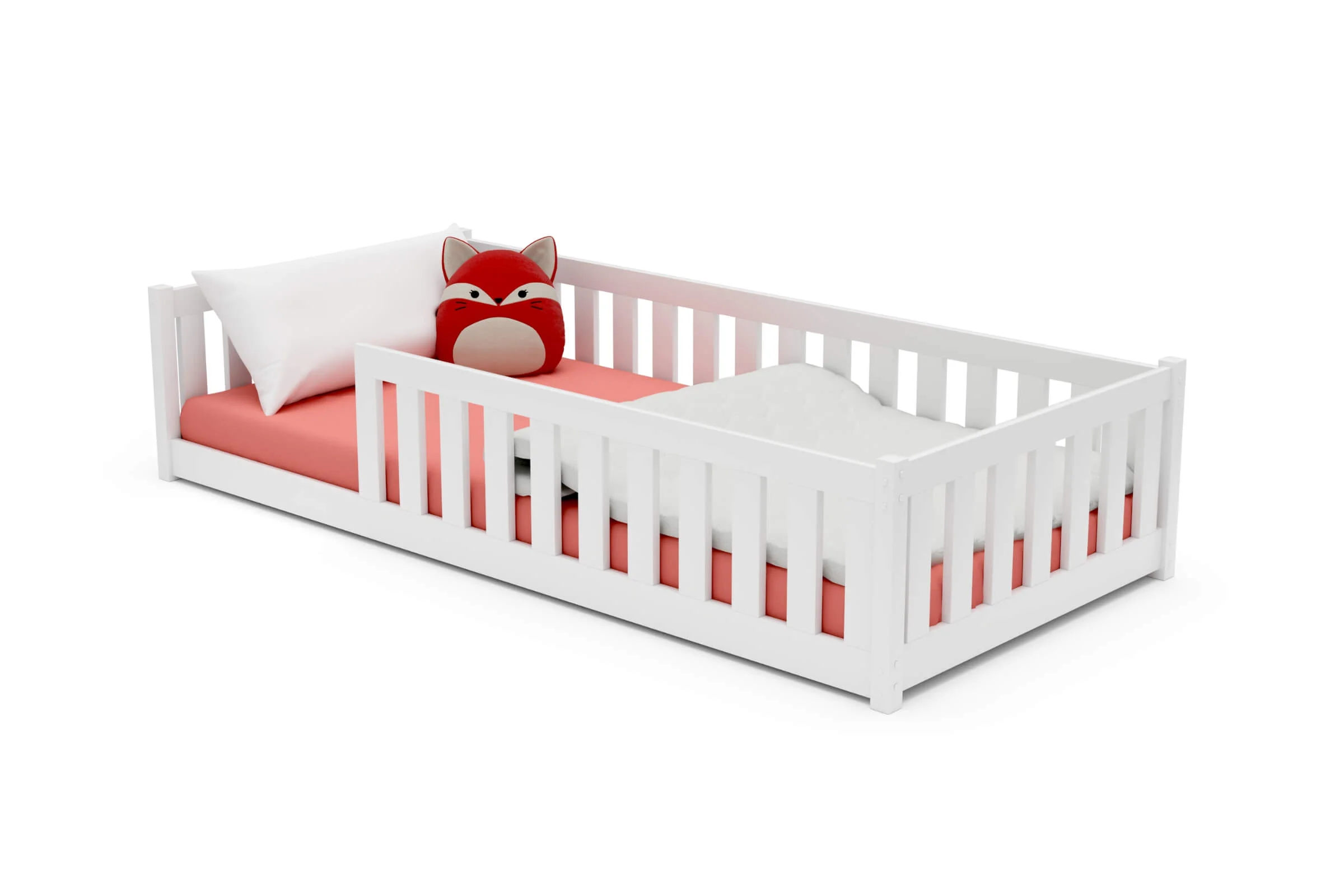 BELMO 80x160 Weiß Kinderbett Laufstall Deine Möbel 