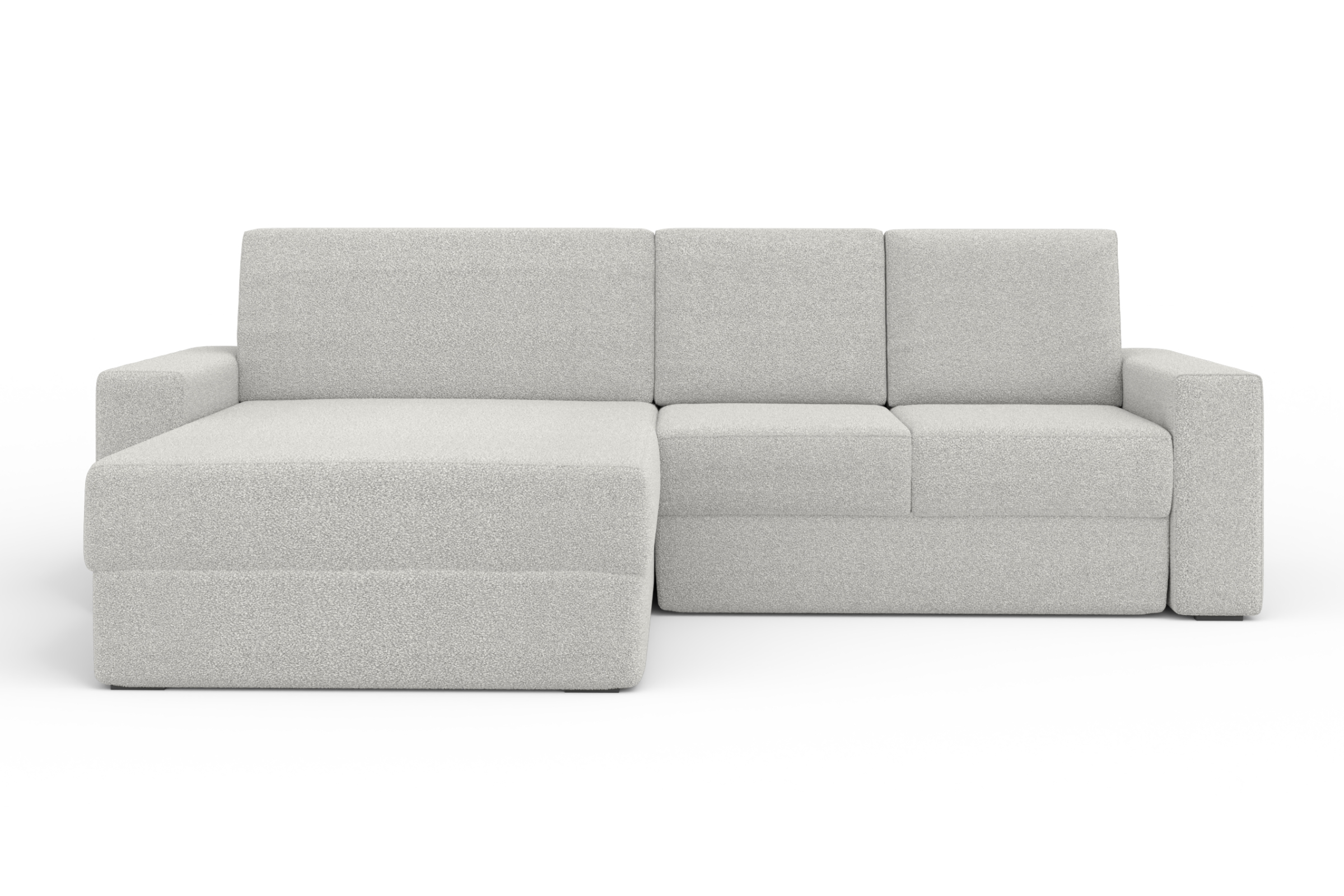 TOCO XL Ecksofa Wohnlandschaft mit Schlaffunktion Bettkasten, Schlafsofa in Cord Boucle Velours Deine Möbel 