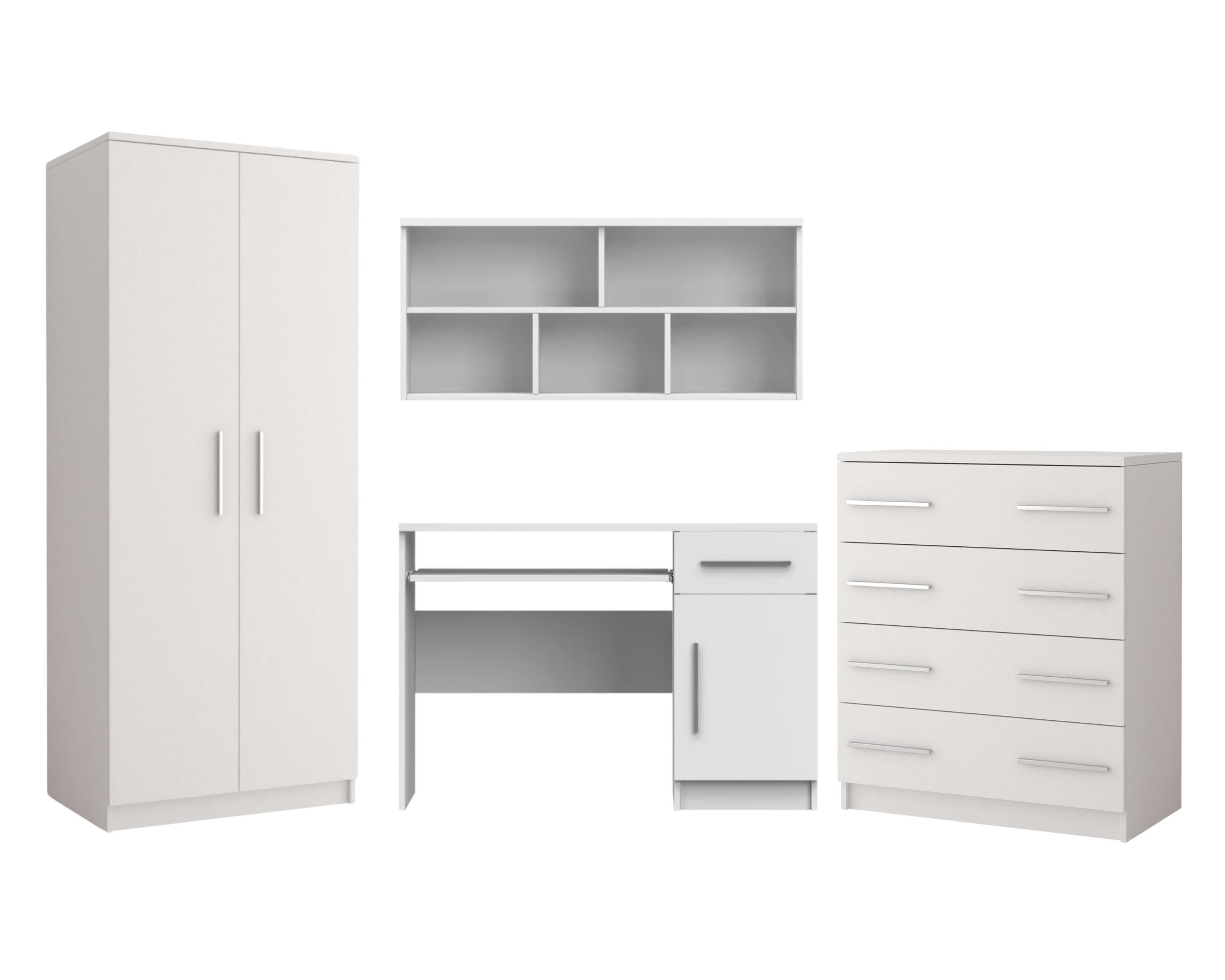 OLMO I Kinderzimmer-Set Jugendzimmer-Set Weiß Deine Möbel