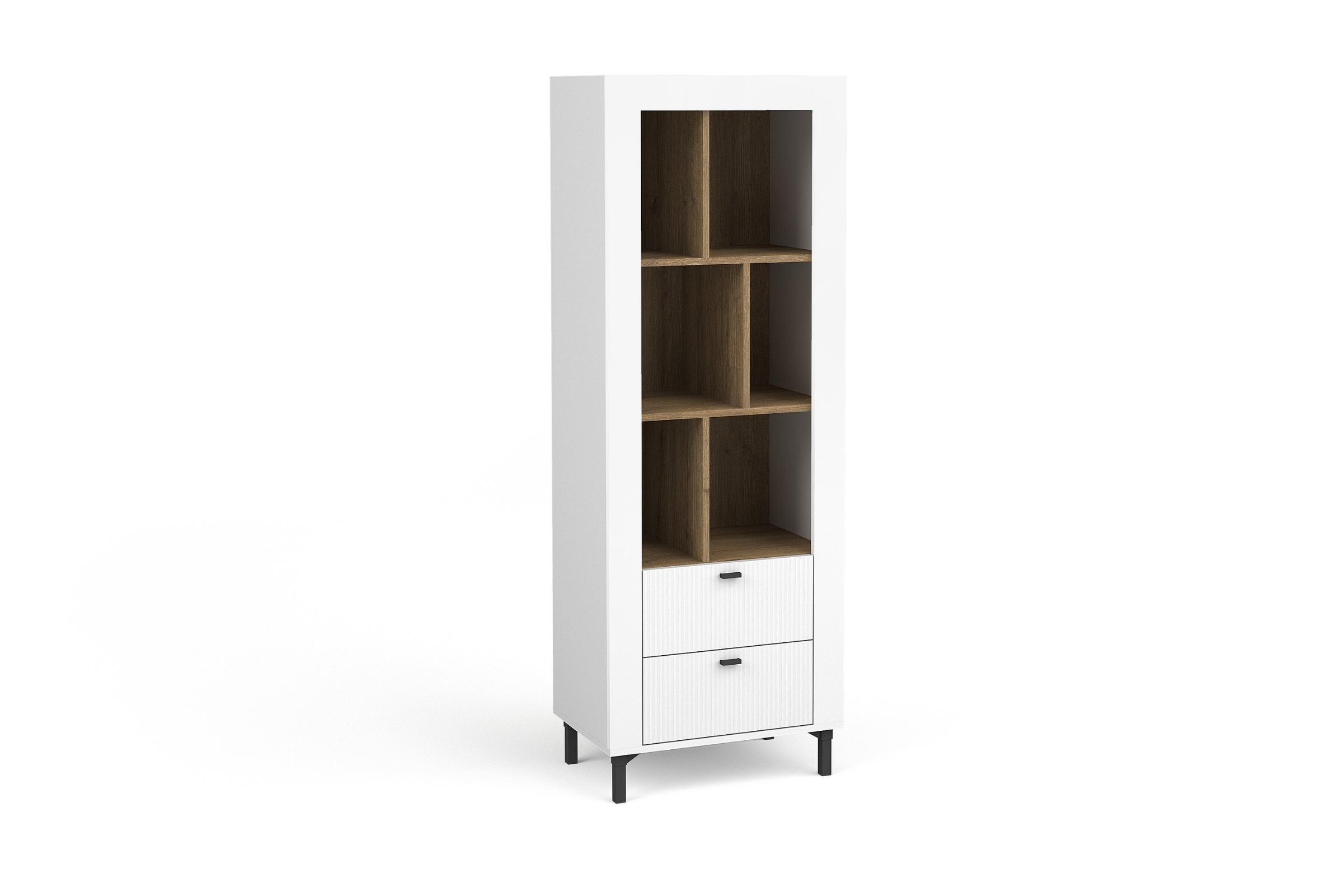 MONI 04 Regal Standregal mit 2 Schubladen, 60 cm breit Deine Moebel