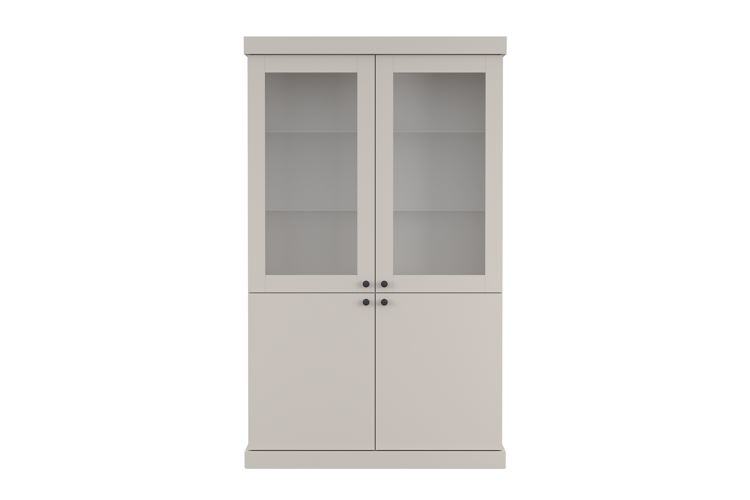 FARO Vitrine 4D 123 cm breit, 4-türig, FARO-Kollektion Deine Moebel