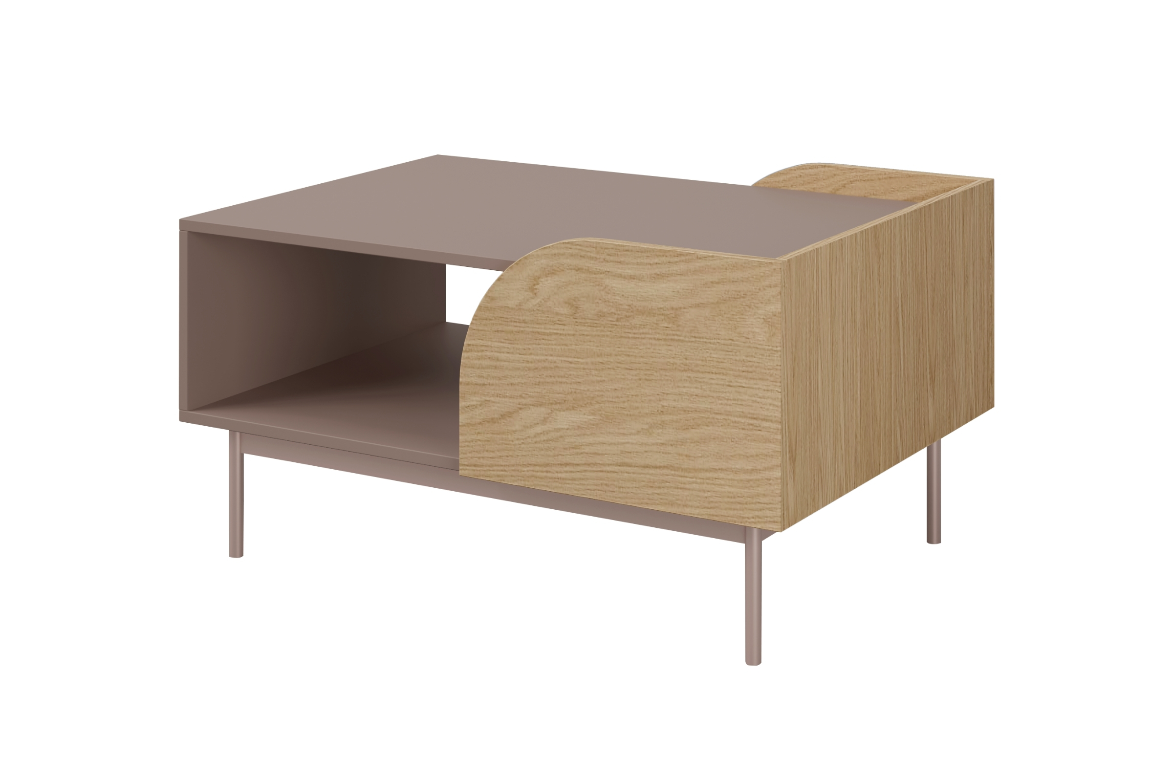 Couchtisch CARLO 12 92 cm – mit offenem Ablagefach | Deine Möbel 24